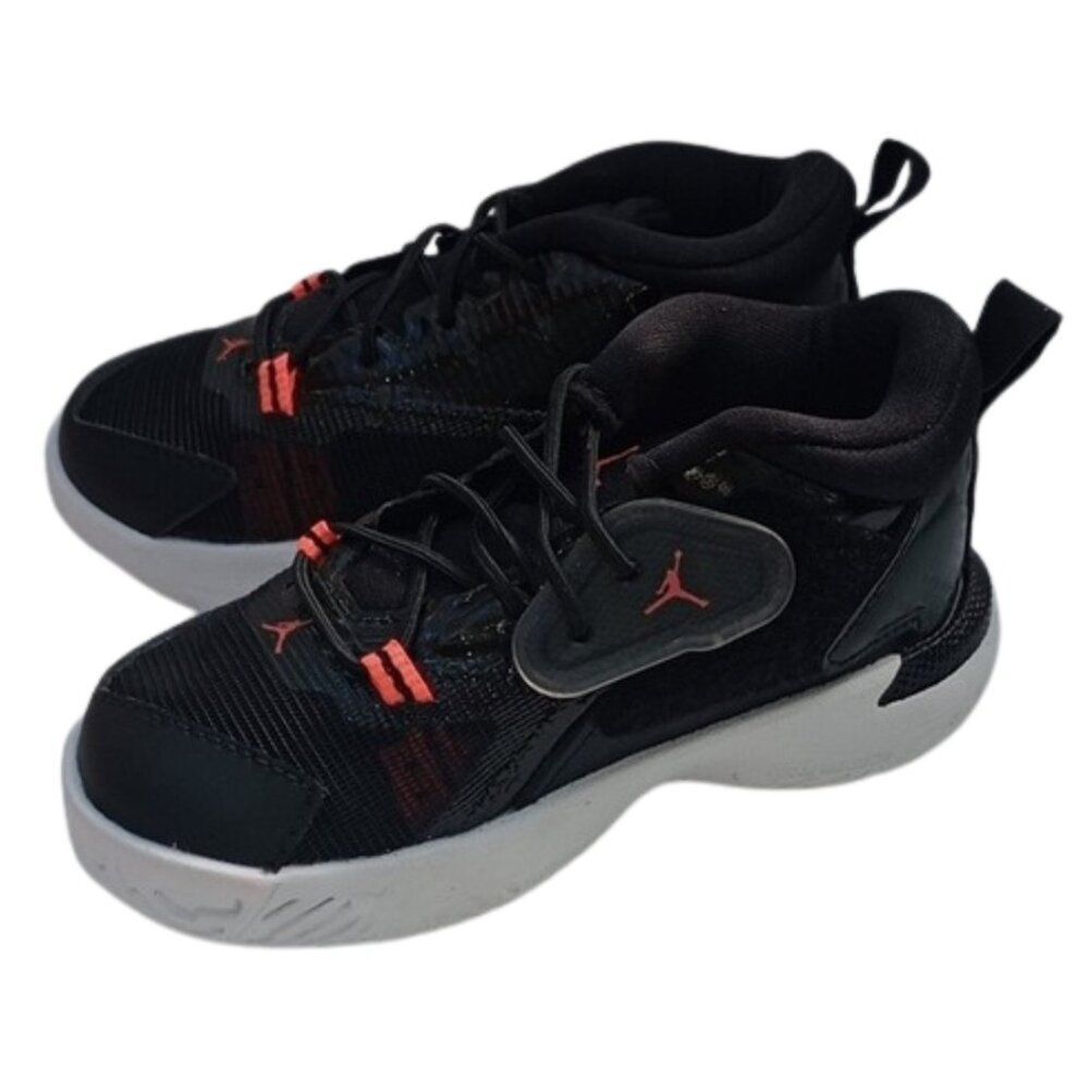 Toddler Nike Jordan Zion 1 Bloodline Size 7C  Black Basketball Sneakers Shoes